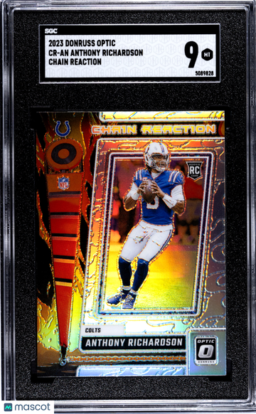 2023 Donruss Optic Anthony Richardson #CR-AN Chain Reaction SGC 9