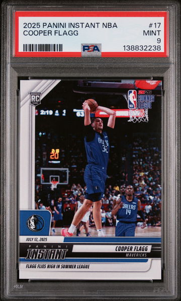 2025 Panini Instant NBA Cooper Flagg #17 /5310 PSA 9