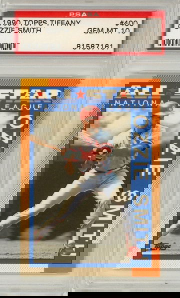 1990 Topps Tiffany Ozzie Smith #400 PSA 10 P1358