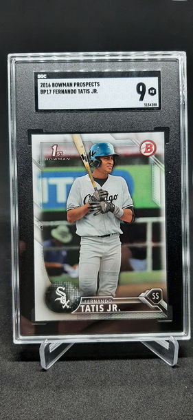 2016 Bowman Fernando Tatis Jr BP17 SGC 9