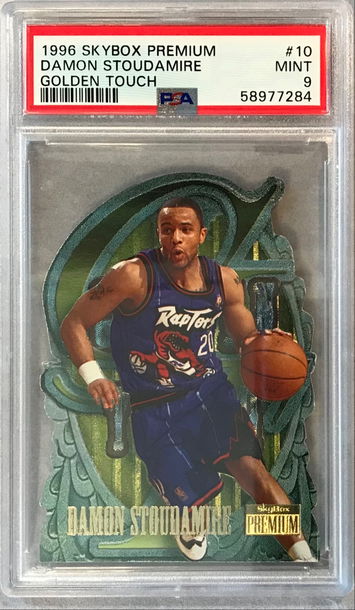 Damon Stoudamire 1996 Skybox Premium Golden Touch #10 - RARE Pop 1 