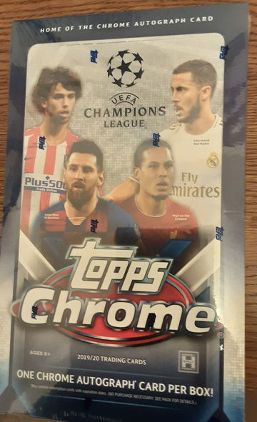 2019-20 Topps Chrome UEFA Hobby Box