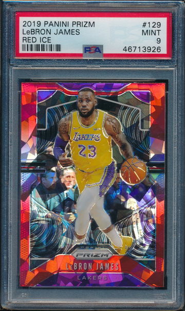 2019 Prizm Red Ice LeBron James