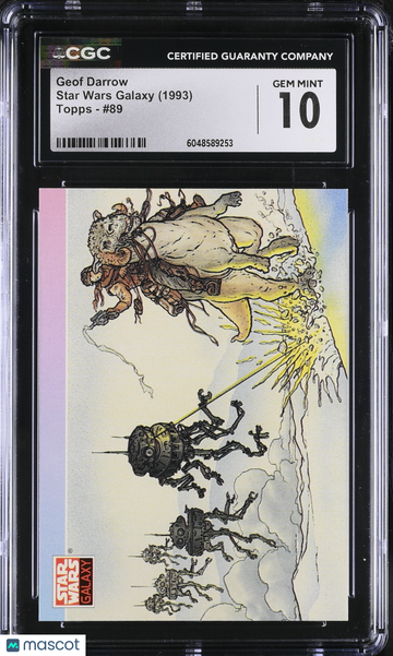 1993 Topps Star Wars Galaxy Geof Darrow #89 CGC 10