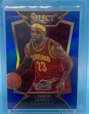 2014 Select Blue Prizm Lebron James  /249