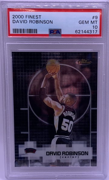 2000 FINEST DAVID ROBINSON PSA 10 #9 POP 11