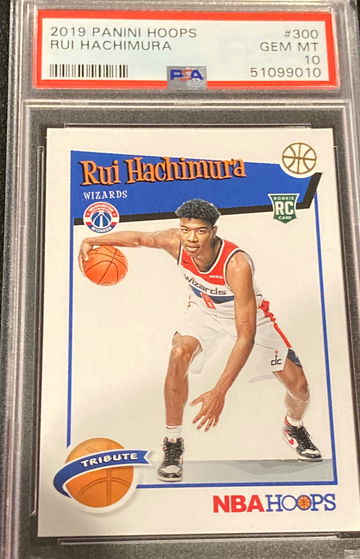 2019 NBA Hoops Tribute Rui Hachimura PSA 10