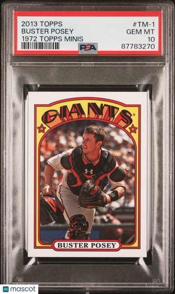 2013 Topps 1972 Topps Minis Baseball Buster Posey #TM-1 PSA 10 87783270