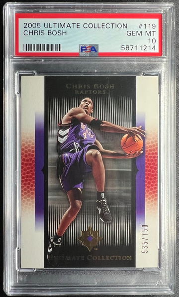 2005-06 Upper Deck Ultimate Collection Chris Bosh PSA 10 