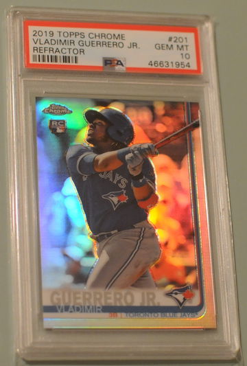 2019 Topps Chrome Refractor #201 Vladimir Guerrero Jr PSA 10