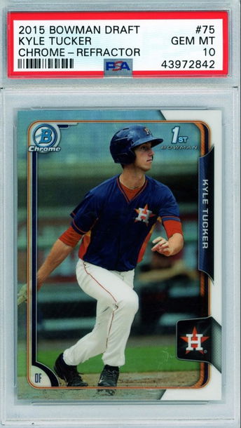 Kyle Tucker 2015 Bowman Chrome Refractor