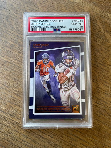 Jerry Jeudy PSA 10 2020 Panini Donruss Rookie Gridiron Kings