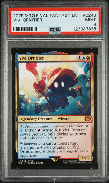 2025 Final Fantasy - English Vivi Ornitier #0248 PSA 9