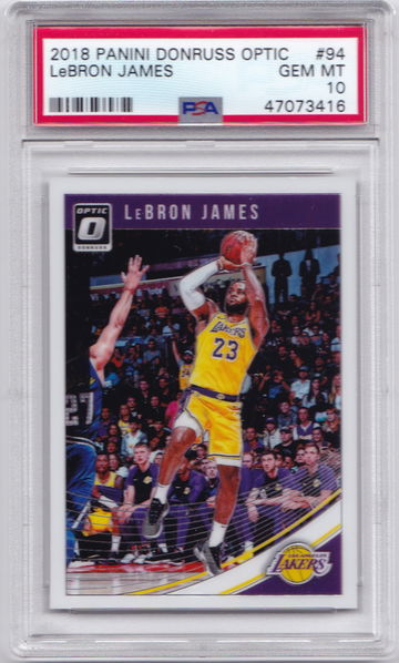 2018 LeBron James Optic PSA 10