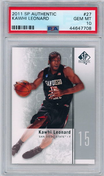 Kawhi Leonard 2011 SP Authentic