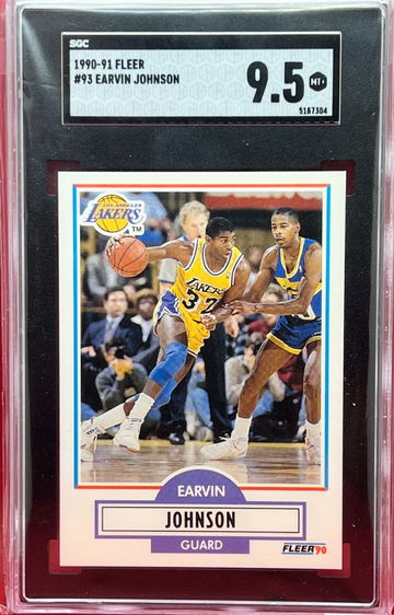1990 Fleer Earvin Johnson #93  SGC 9.5
