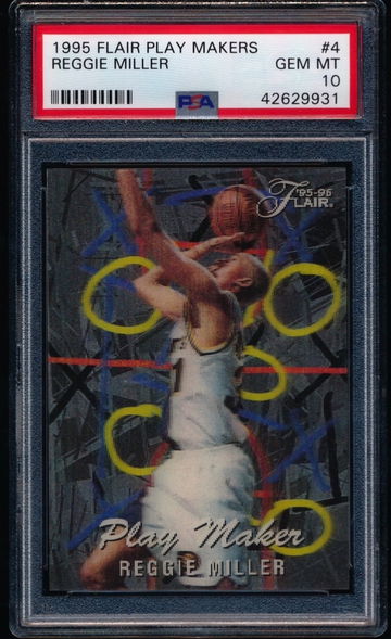 Reggie Miller 1995 Flair Play Makers