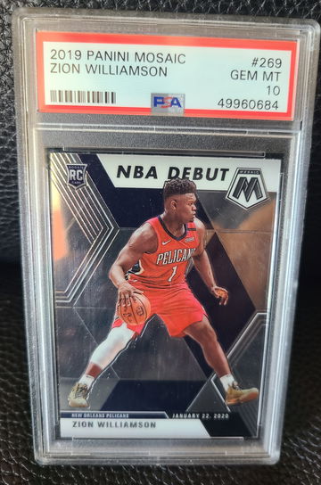 2019 Panini Mosaic Zion Williamson PSA 10