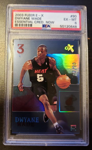2003 Fleer E-X Dwyane Wade Essential Credentials Now Rc 