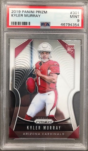 Kyler Murray 2019 Prizm PSA9 rookie