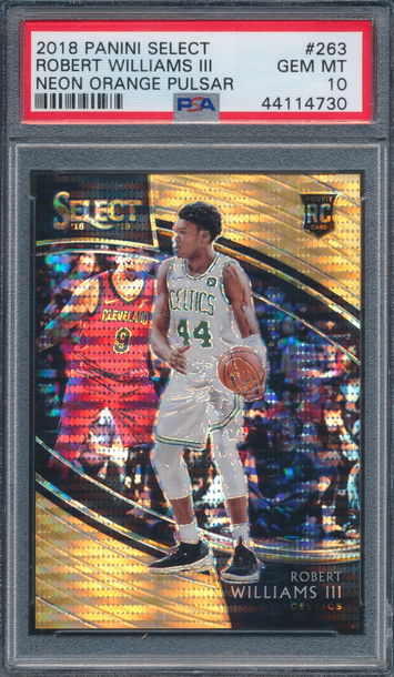 Robert Williams III Select FOTL Orange Pulsar #/13 PSA 10
