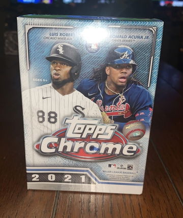 2021 Topps Chrome Baseball MLB - Blaster Box - Brand New Sealed. Ships Fast!