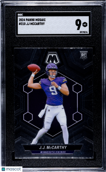 2024 Panini Mosaic JJ Mccarthy #310 SGC 9
