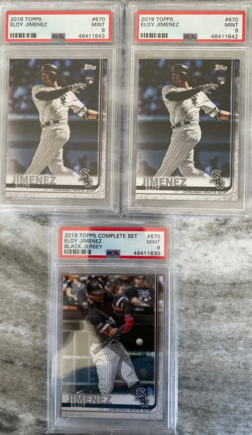 Eloy Jimenez LOT (x3 PSA 9)