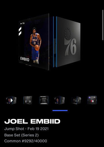 Joel Embiid Top Shot
