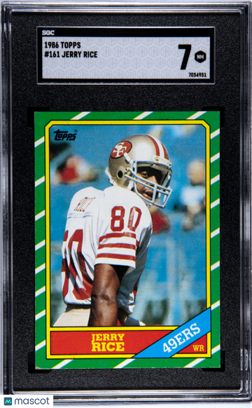 1986 Topps Jerry Rice #161 SGC 7