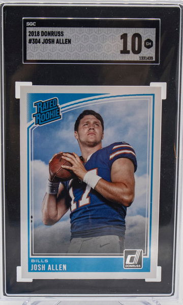 JOSH ALLEN 2018 DONRUSS #304