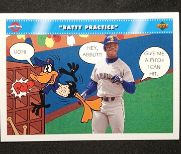 Ken Griffey Jr Looney tunes trivia card