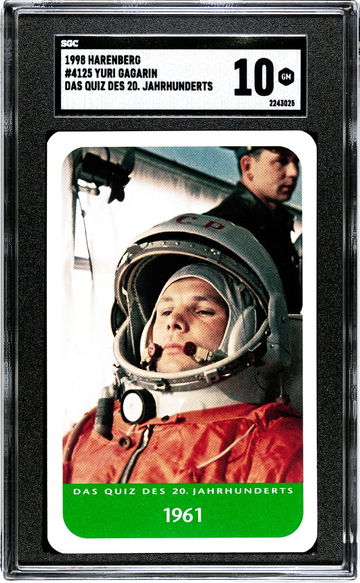 1998 Harenberg Jahrhunderts Yuri Gagarin Astronaut Cosmonaut SGC 10 POP 1