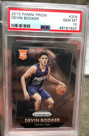 Devin Booker Prizm Rookie #308 PSA 10