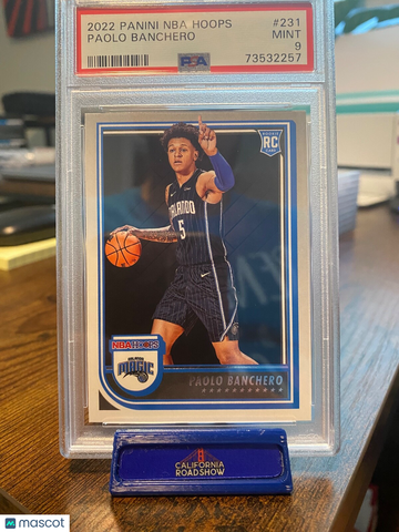 2022 Panini Paolo Banchero #231 Rookie PSA 9