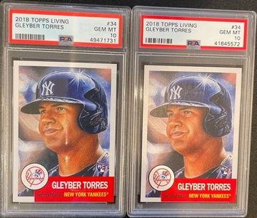 Gleyber Torres Topps Living PSA 10 Lot