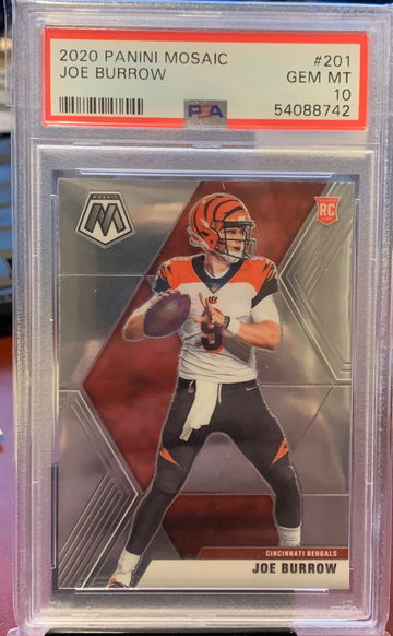 2020 Mosaic Joe Burrow Rookie PSA 10