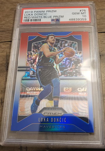 2019 luka doncic prizm rwb