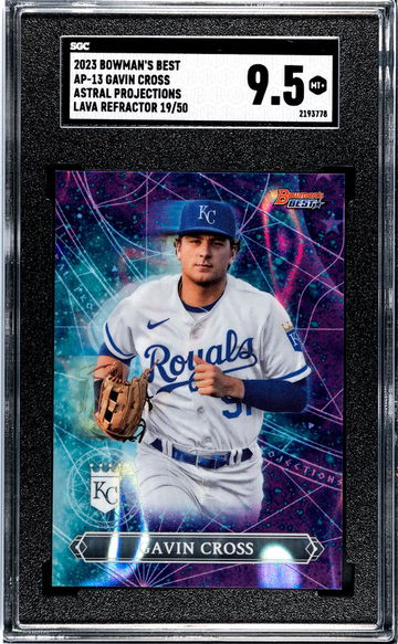2023 Bowman's Best #AP-13 Gavin Cross Astral Projections /50 SGC 9.5