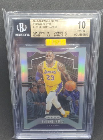 Lebron James 2019 Prizm Silver BGS10 MBA GOLD DIAMOND