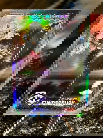 2024 Topps Chrome KODY FUNDERBURK RC Negative Refractor SP Minnesota Twins