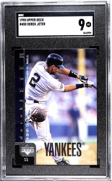 1998 Upper Deck #450 Derek Jeter SGC 9