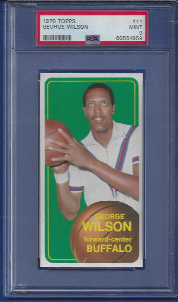 1970 Topps #11 George Wilson PSA 9 (BillsGridironGreats)
