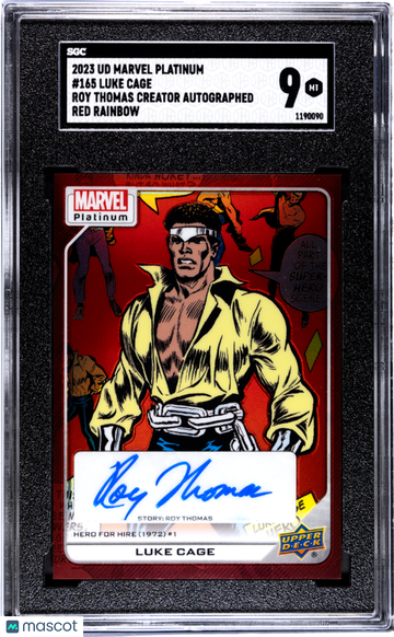2023 Upper Deck Marvel Platinum Luke Cage #165 SGC 9