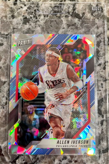 Allen Iverson - 2021 Panini VIP Gold - Cracked Ice /99