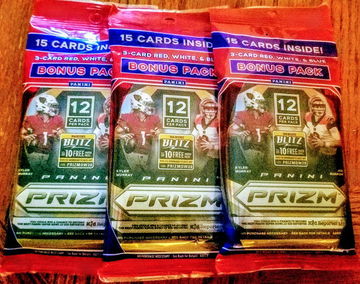 2020 Panini Prizm Football Cello Packs Lot x 3
