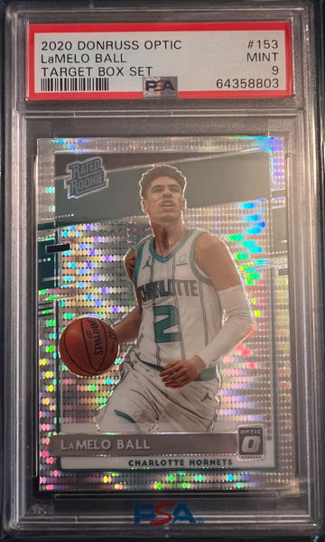 2020 Donruss Optic Lamelo Ball Target Box Set #153 RC Mint PSA 9