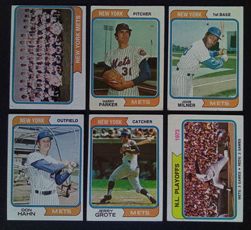 1974-75 Topps New York Mets Lot of 12 Tug McGraw Jerry Koosman Cleon Jones🔥⚾🔥⚾
