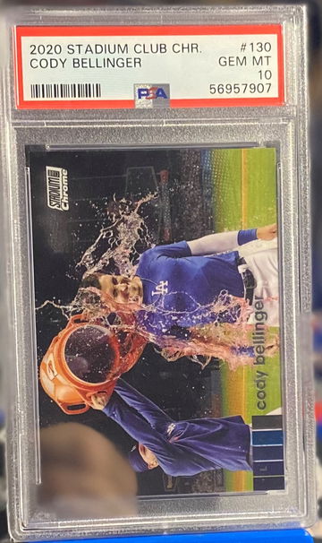 2020 Stadium Club Chrome #130 Cody Bellinger PSA 10