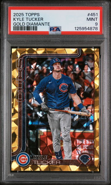 2025 Topps Gold Diamante Kyle Tucker #451 /50 PSA 9